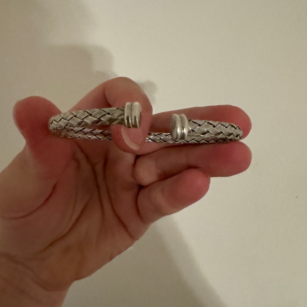 Silver Braided Bracelet